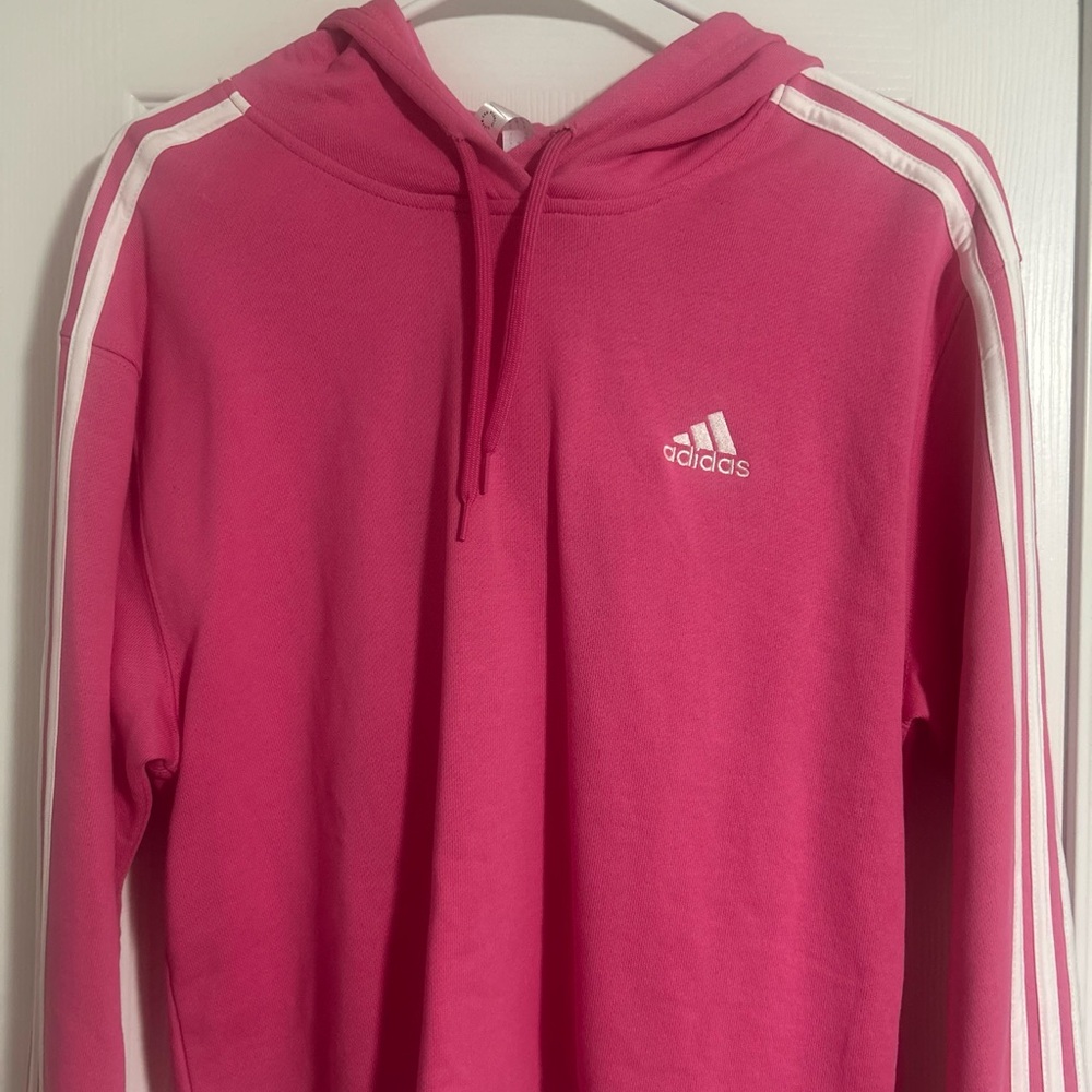 Adidas Vibrant Pink Hoodie